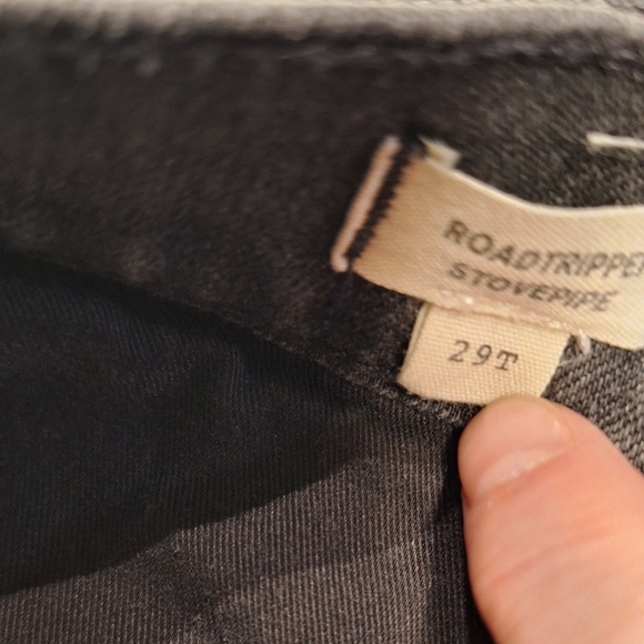 Madewell Faded Black Roadtripper Jeans - Picture 5 of 12